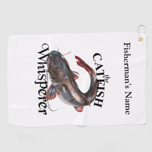 Serviette de pêche légère de poisson-crapaud perso (Horizontal)