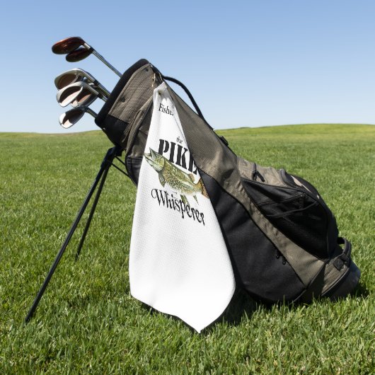 Serviette de pêche légère personnalisée Whisperer (Vert)