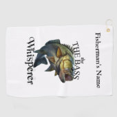 Serviette de pêche légère Whisperer de basse perso (Horizontal)