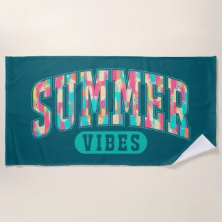 Serviette de piscine et de plage tropicale pour va