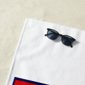 Serviette de plage (En situation)