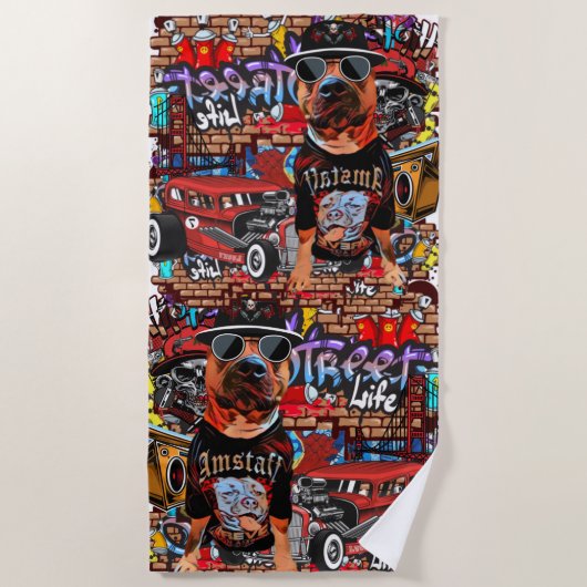 SERVIETTE DE PLAGE  (Devant)