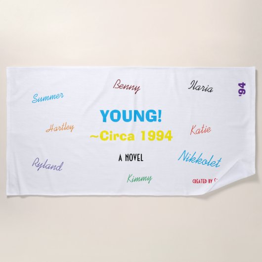 Serviette de plage (Devant)