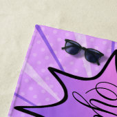 Serviette de plage (En situation)