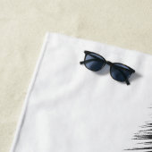 Serviette de plage (En situation)