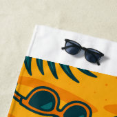 Serviette de plage (En situation)