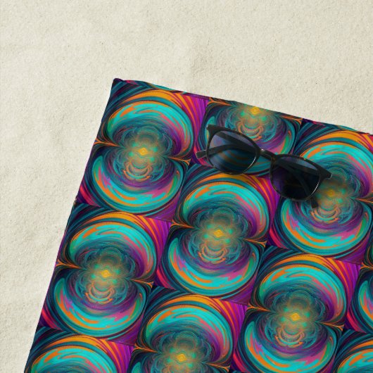 Serviette de plage (En situation)