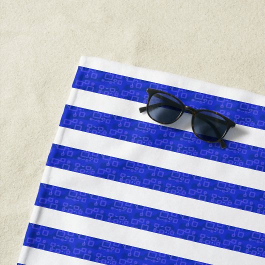 Serviette de plage (En situation)