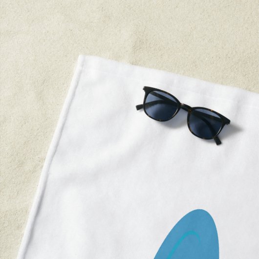 Serviette de plage (En situation)