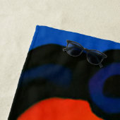 serviette de plage (En situation)