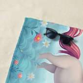 Serviette de plage (En situation)