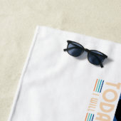 Serviette de plage (En situation)