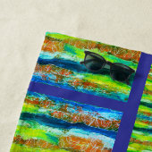 Serviette de plage (En situation)