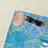 Serviette de plage (En situation)