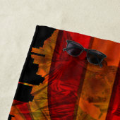 Serviette de plage (En situation)