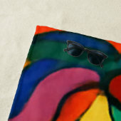 serviette de plage (En situation)