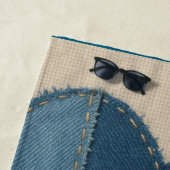 Serviette de plage (En situation)