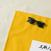 Serviette de plage (En situation)