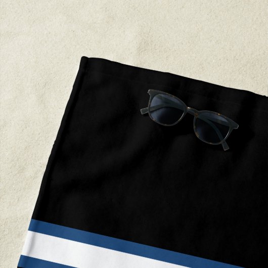 Serviette de plage (En situation)