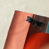 Serviette de plage (En situation)