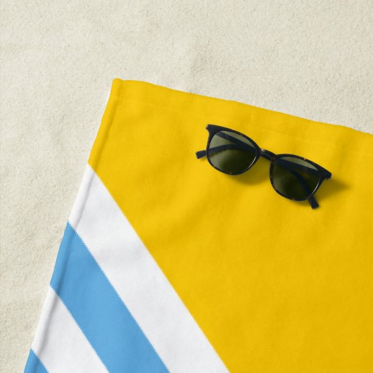 Serviette de plage (En situation)