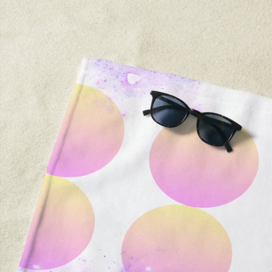 Serviette de plage (En situation)