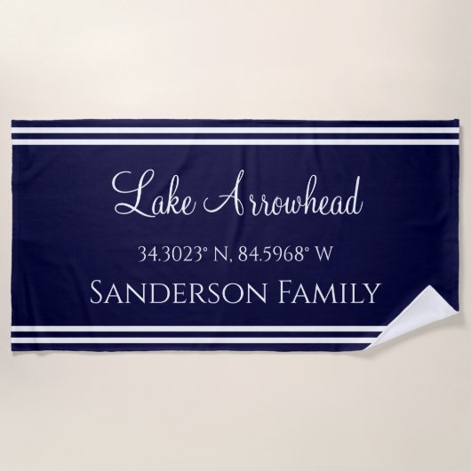 Serviette de plage (Devant)