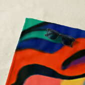 serviette de plage (En situation)