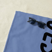 Serviette de plage (En situation)