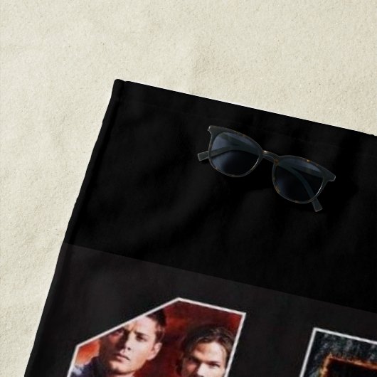 Serviette de plage (En situation)