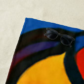 Serviette de plage (En situation)