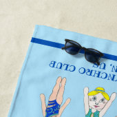 Serviette de plage (En situation)