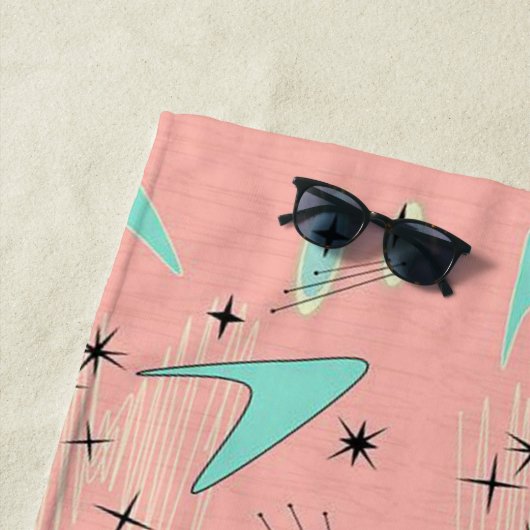 Serviette de plage (En situation)