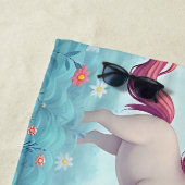 Serviette de plage (En situation)