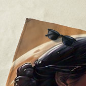 Serviette de plage (En situation)