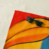 Serviette de plage (En situation)