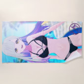 SERVIETTE DE PLAGE 音無むおん ビーチタオル ビキニスタイル2020夏 (Devant)