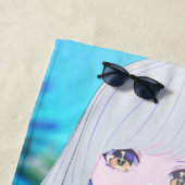 SERVIETTE DE PLAGE 音無むおん ビーチタオル ビキニスタイル2020夏 (En situation)