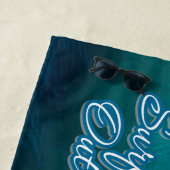 Serviette de plage 12 surfante (En situation)