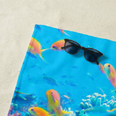 Serviette de plage 15 sous-marine (En situation)