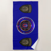 Serviette De Plage 160e ESCADRON DE NUIT des opérations spéciales (Devant)