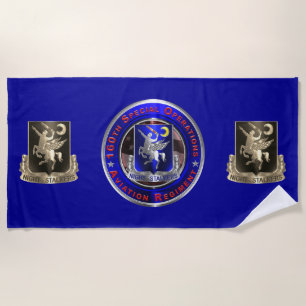 Serviette De Plage 160th Special Operations Aviation NIGHT STALKERS