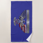 Serviette De Plage 173e brigade aéroportée (Devant)