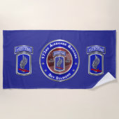 Serviette De Plage 173e brigade aéroportée (Devant)