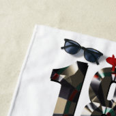 Serviette De Plage "180 en 3D : la dimension Ultimate Darts" (En situation)