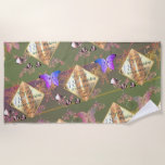 Serviette De Plage 18e anniversaire de Mariage Porcelain oeil de chat<br><div class="desc">J'ai conçu cette serviette de plage pour qu'elle soit assortie à des flipflops,  dédiés à leur 18e anniversaire de mariage avec un clin d'oeil aux cadeaux traditionnels de porcelaine et de pierres précieuses pour marquer leur jalon.</div>
