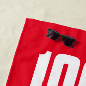 SERVIETTE DE PLAGE 1984 (En situation)