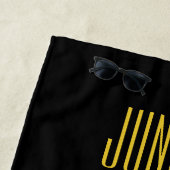 Serviette De Plage 19 juin 1865 Junetten Black History Fireworks (En situation)