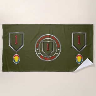 Serviette De Plage 1re division d'infanterie 