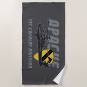 Serviette De Plage 1st Cavalry Division | Attack Helicopter (Devant)